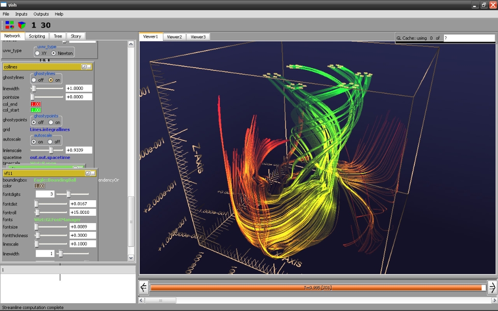 Streamlines_Multiblock7.jpg -  - as previous - different renderparameters: additiv lines, no points  